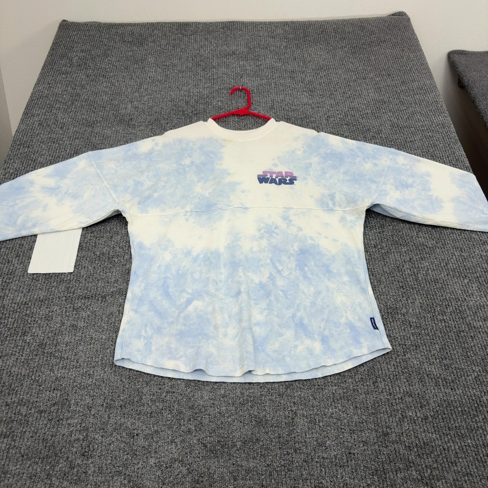 Star Wars Spirit Jersey Shirt Unisex M Blue Cotton Cloud City Tie Dye Streetwear